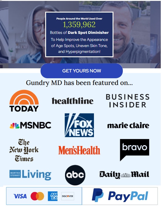 Gundry MD Dark Spot Diminisher Reviews 2026: Dr. Gundry Dark Spot Remover Results